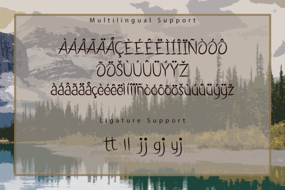 Glory Lake Font Poster 9