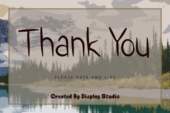 Glory Lake Font Poster 10