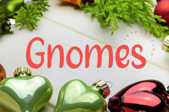 Gnomes Font Poster 1