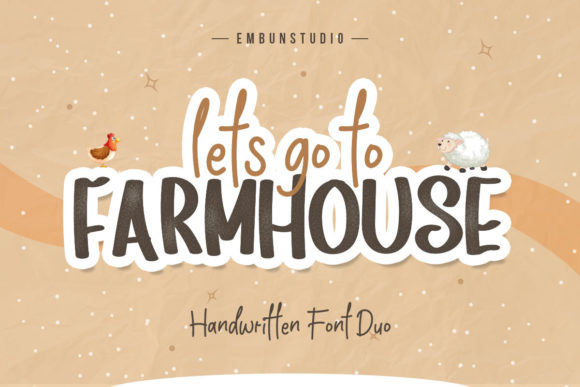 Go to Farmhouse Font Poster 1