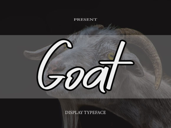 Goat Font Poster 1