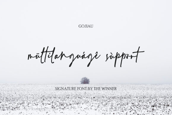 Gojiau Font Poster 2