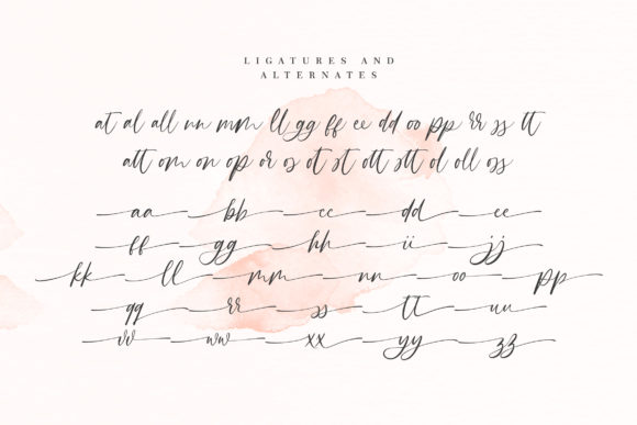 Golden Bloom Font Poster 11