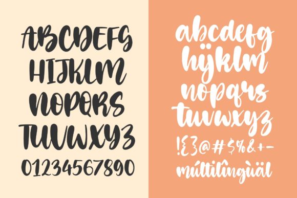 Golden Dates Font Poster 6