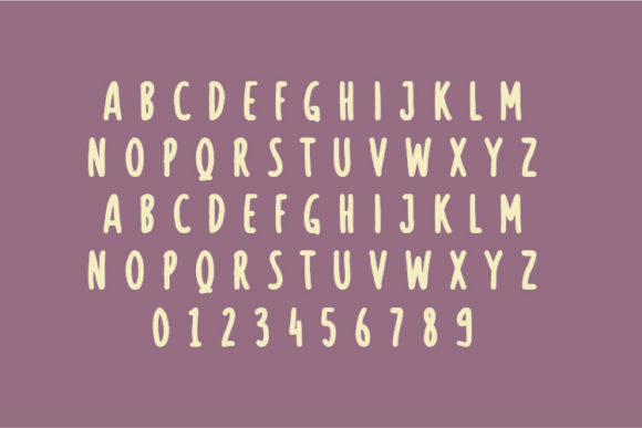 Golden Hand Font Poster 2