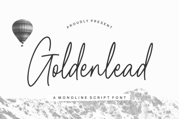 Goldenlead Font Poster 1