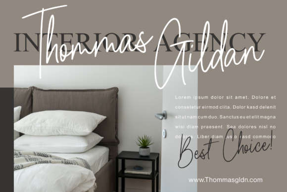 Goldenlead Font Poster 8