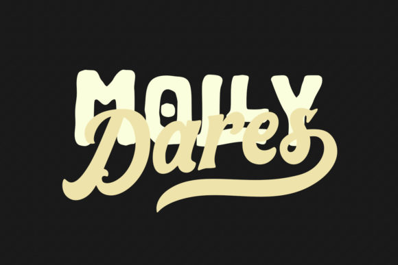 Goldluck Font Poster 10