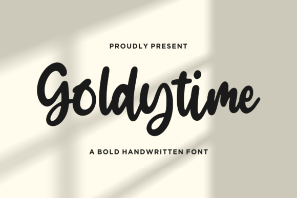 Goldytime Font Poster 1