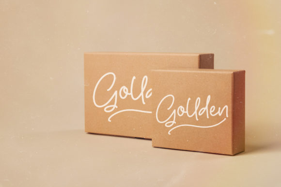 Gollden Hourse Font Poster 9