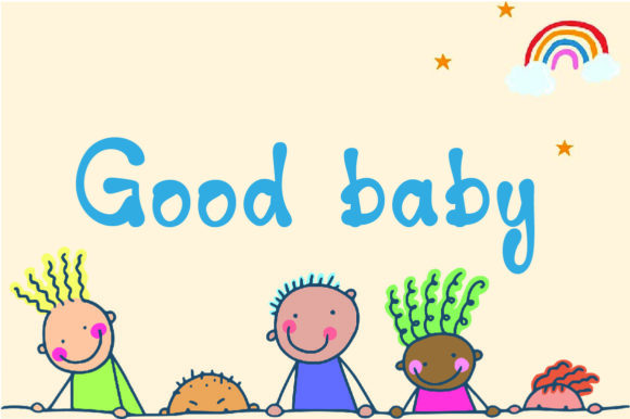 Good Baby Font Poster 1