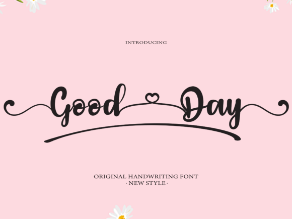 Good Day Font Good Day Font Poster 1