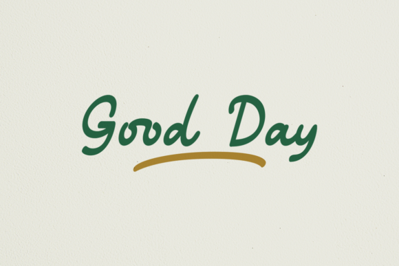 Good Day Script Font Poster 1