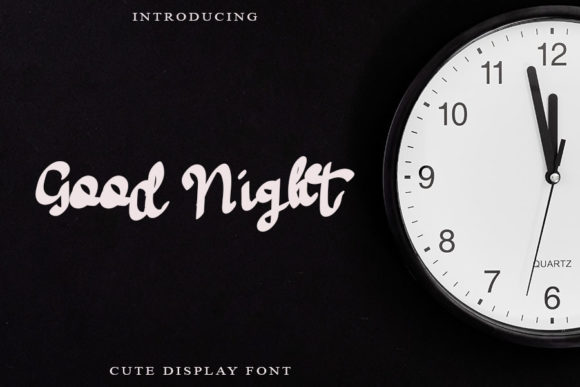 Good Night Font