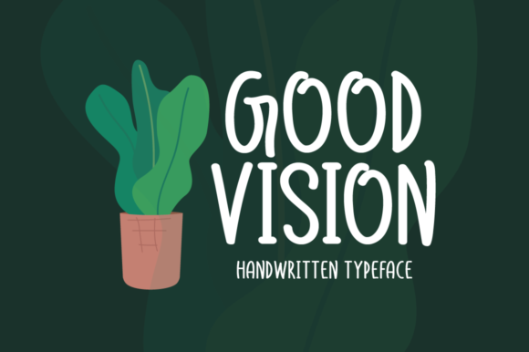 Good Vision Font Good Vision Font Poster 1