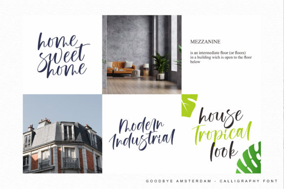 Goodbye Amsterdam Font Poster 2