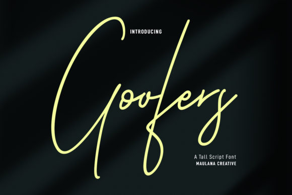 Goofers Script Font Poster 1