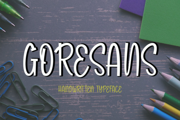 Goresans Font Poster 1