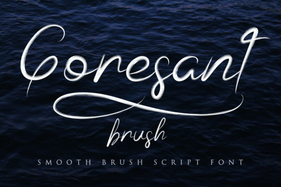 Goresant Brush Font Poster 2