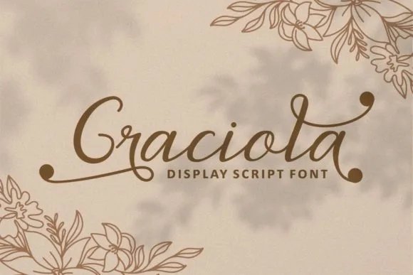 Graciola Font Graciola Font Poster 1