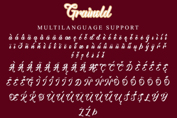 Grainold Font Poster 9