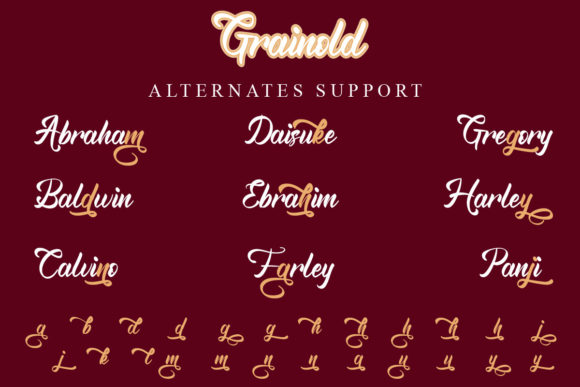 Grainold Font Poster 10