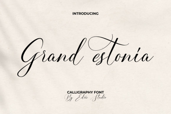 Grand Estonia Font Poster 1