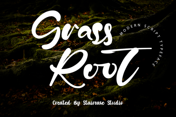 Grass Root Font Poster 1