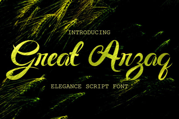 Great Arzaq Font