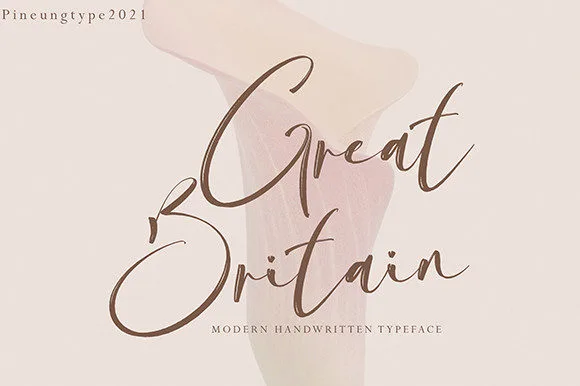 Great Britain Font Great Britain Font Poster 1