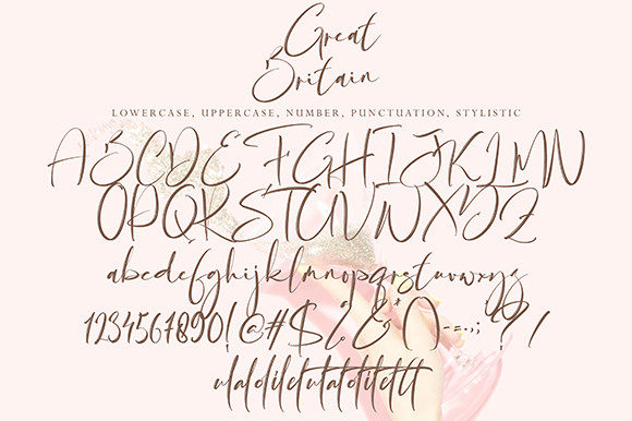 Great Britain Font Poster 9