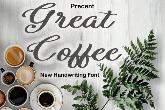 Great Coffee Font Poster 1