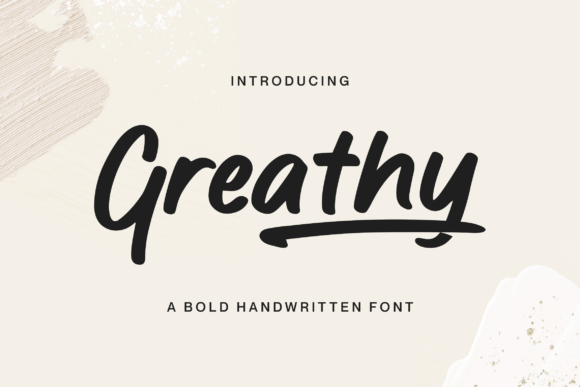 Greathy Font Poster 1
