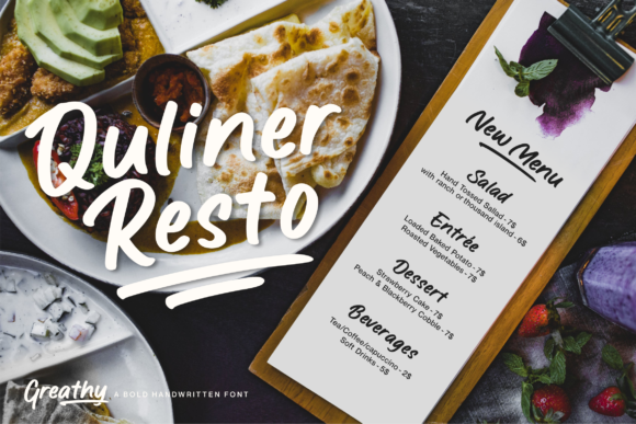 Greathy Font Poster 9