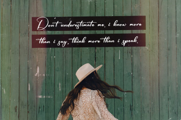 Greeting Yesterday Font Poster 9