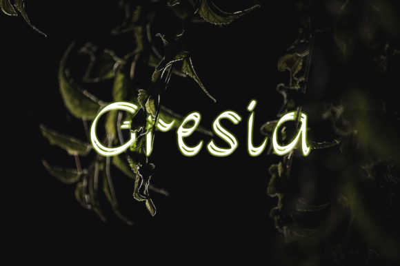 Gresia Font Poster 1