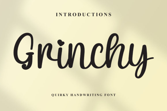 Grinchy Font Poster 1