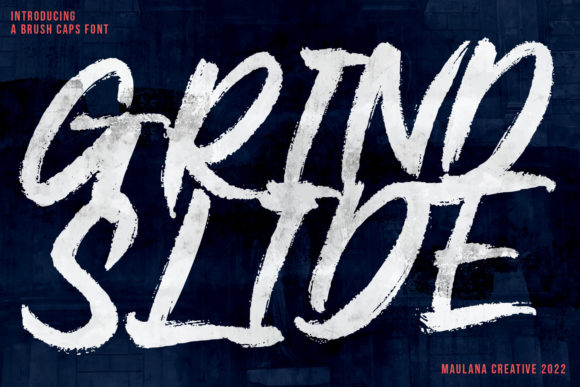 Grind Slide Font Poster 1