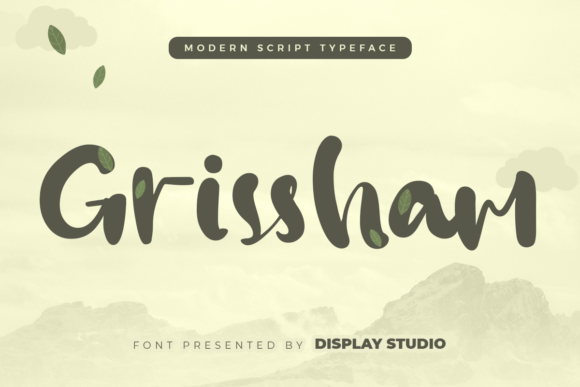 Grissham Font Poster 1