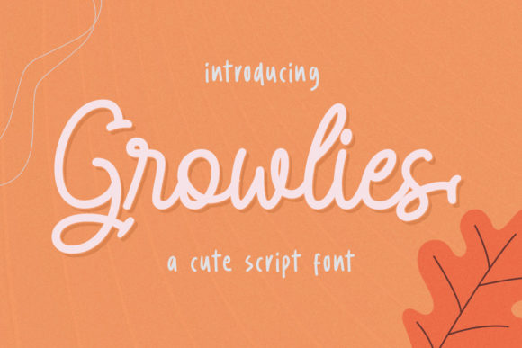 Growlies Font Poster 1