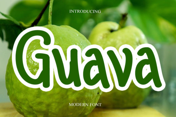 Guava Font Poster 1