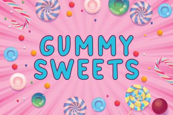 Gummy Sweets Font Poster 1