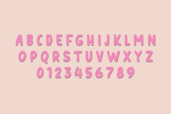 Gummy Sweets Font Poster 4