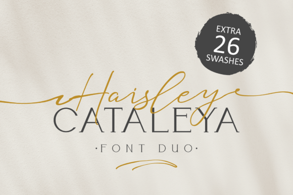 Haisley Cataleya Font Poster 1
