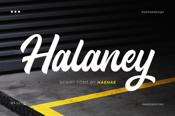 Halaney Font Poster 1
