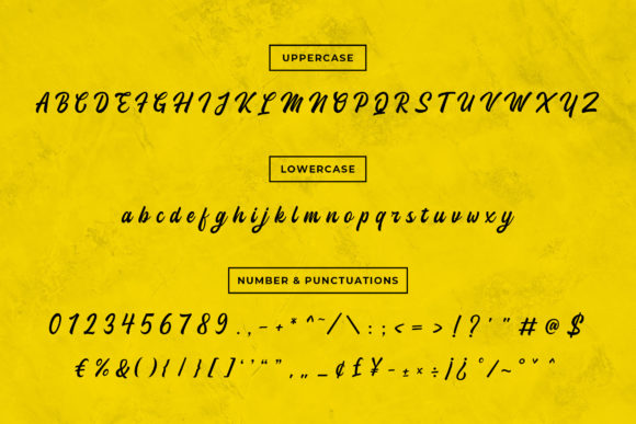 Halaney Font Poster 6