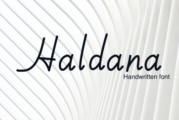 Haldana Font Poster 1