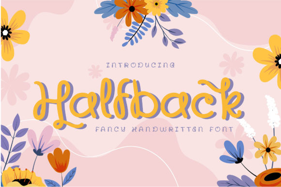 Halfback Font Poster 1