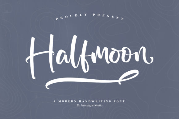 Halfmoon Font Poster 1