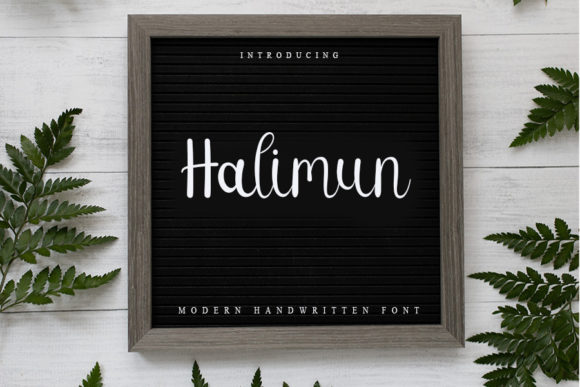 Hallimun Font Poster 1